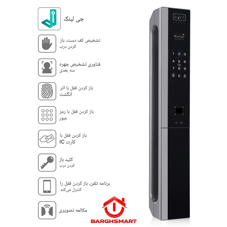دستگیره هوشمند هوم لاک مدل S360